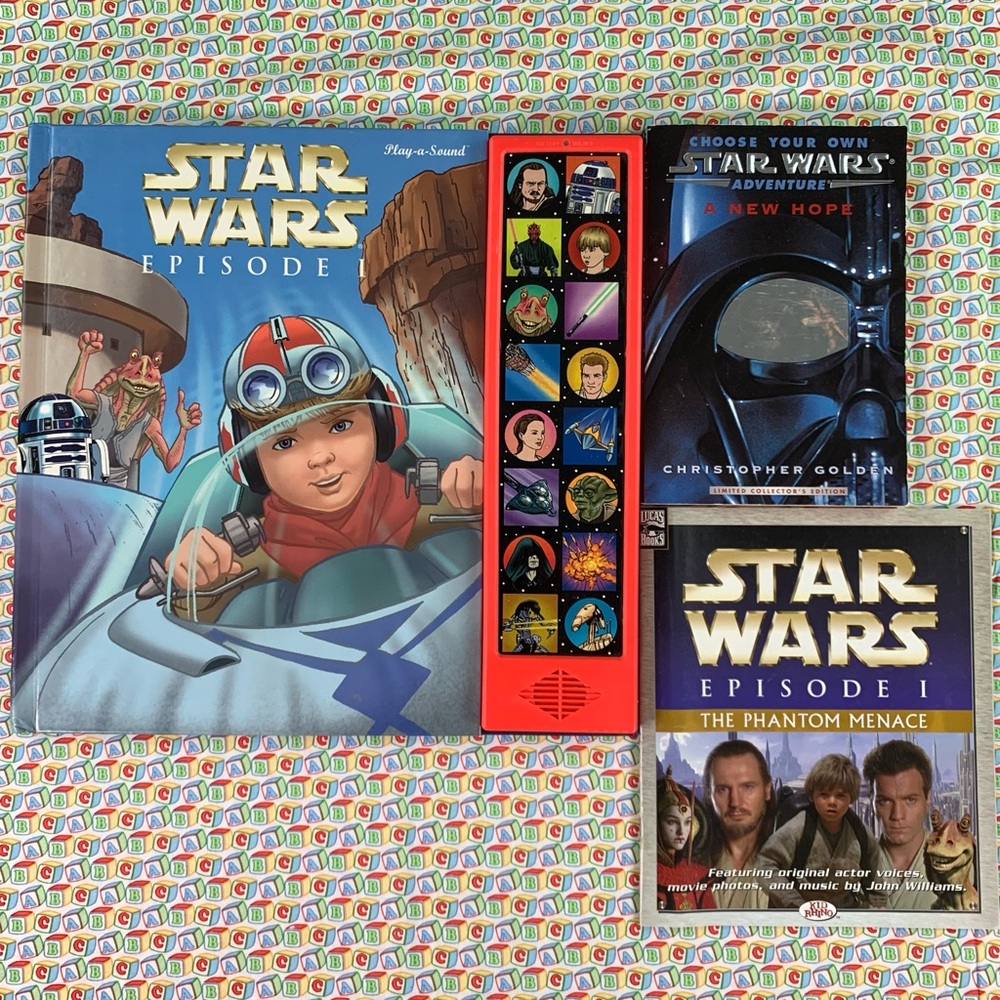 Star Wars 3 Book Collection for young readers.